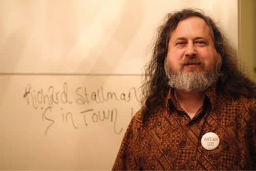 Le père du logiciel libre, Richard Stallman