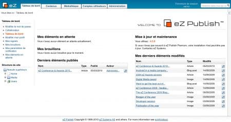 CMS open source, ezPublish