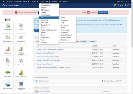 CMS open source, Joomla