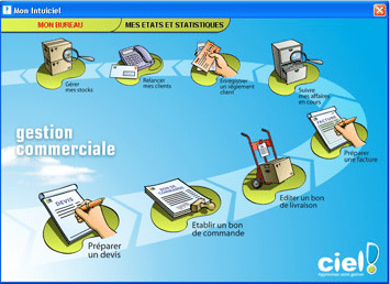 Gestion commerciale sur le logiciel Ciel